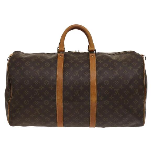 LOUIS VUITTON Monogram Keepall 55 Boston Bag M41424 - Picture 2 of 16